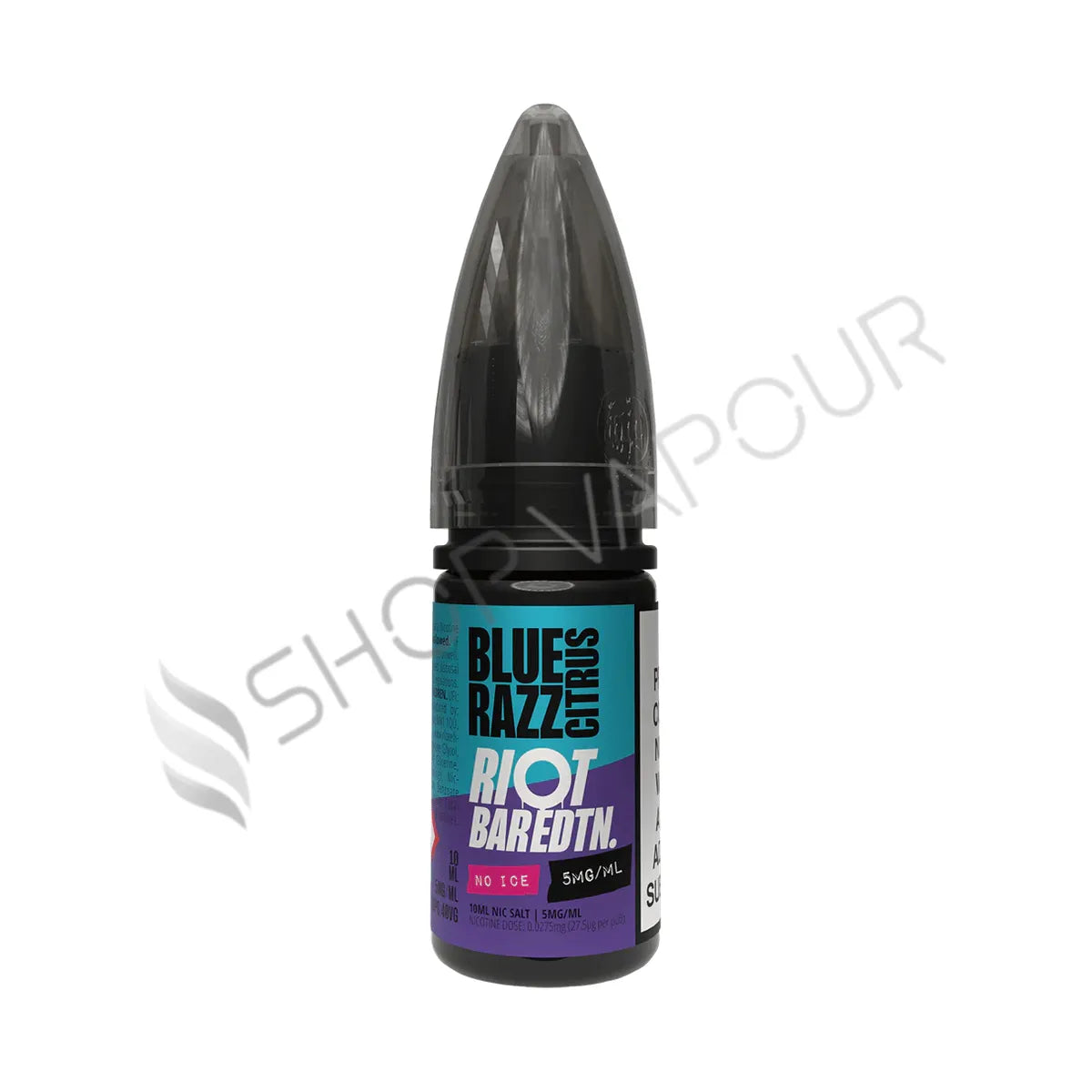 Blue Razz Citrus Nic Salt E-Liquid by Riot Bar Edition No Ice