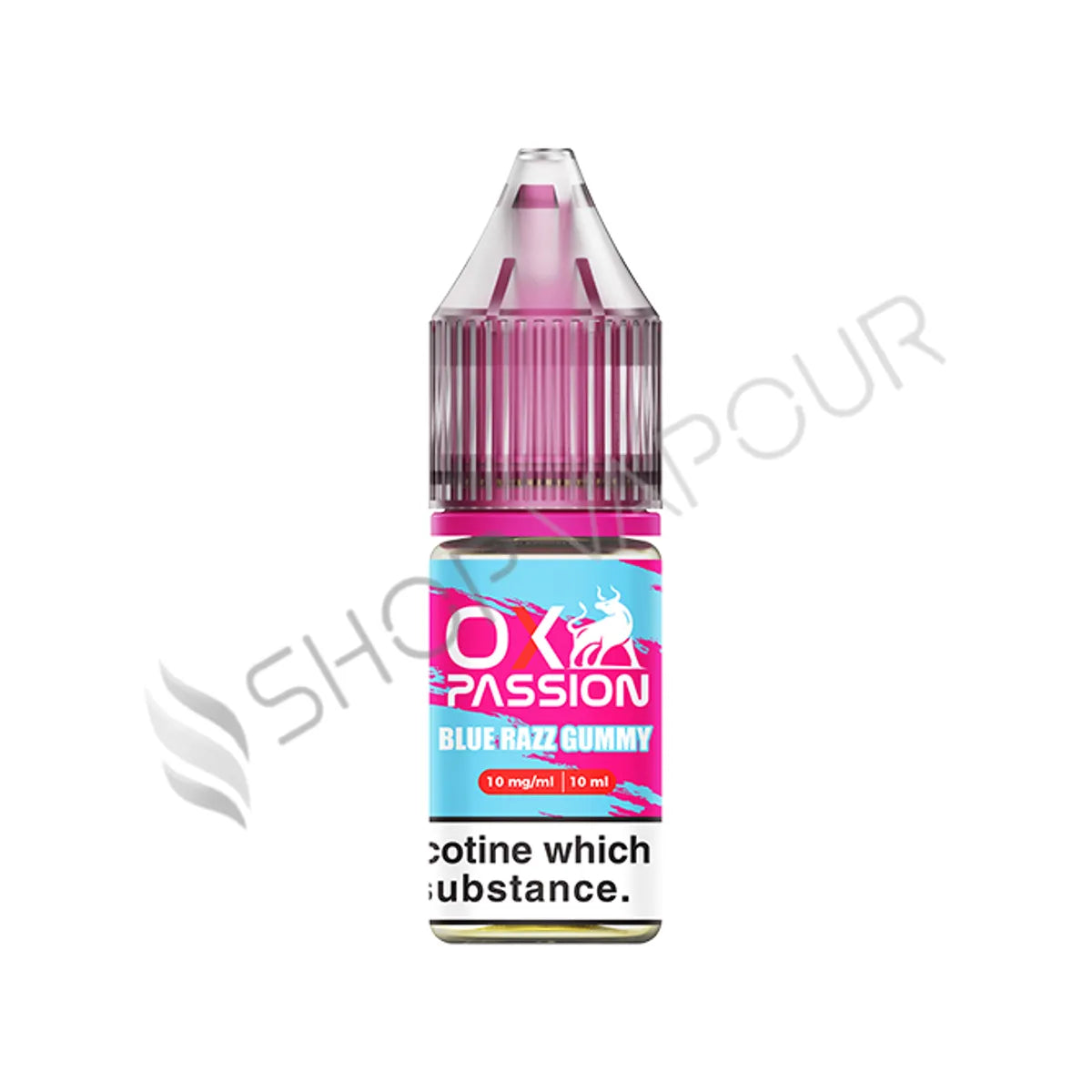 Blue Razz Gummy Nic Salt E-Liquid by Ox Passion