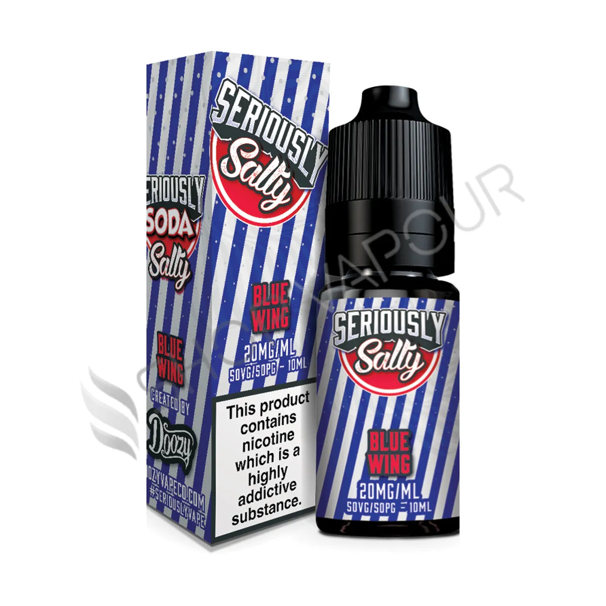 Blue Wing Nic Salt E-liquid by Seriously Soda