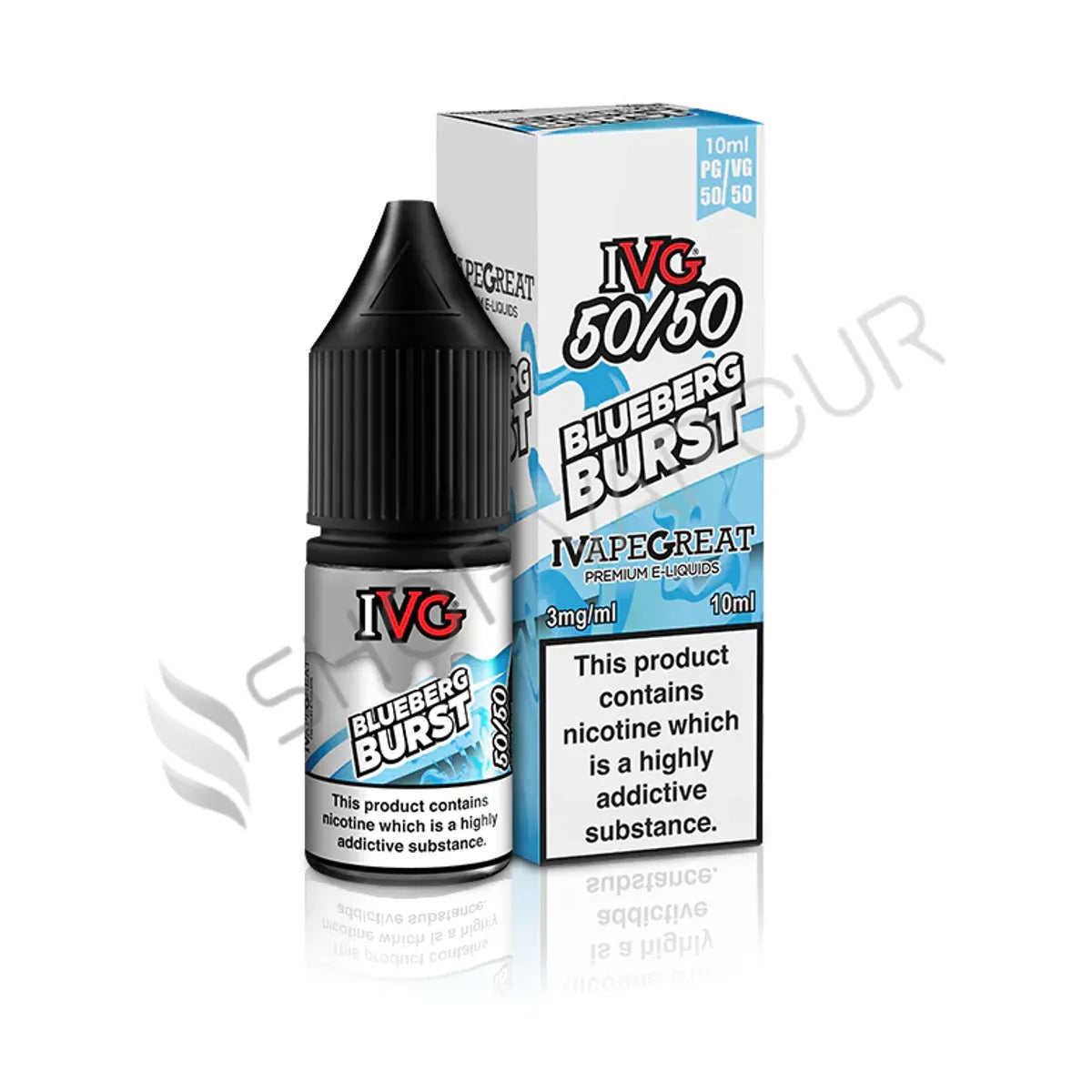 Blueberg Burst 10ml E-Liquid by IVG 50/50
