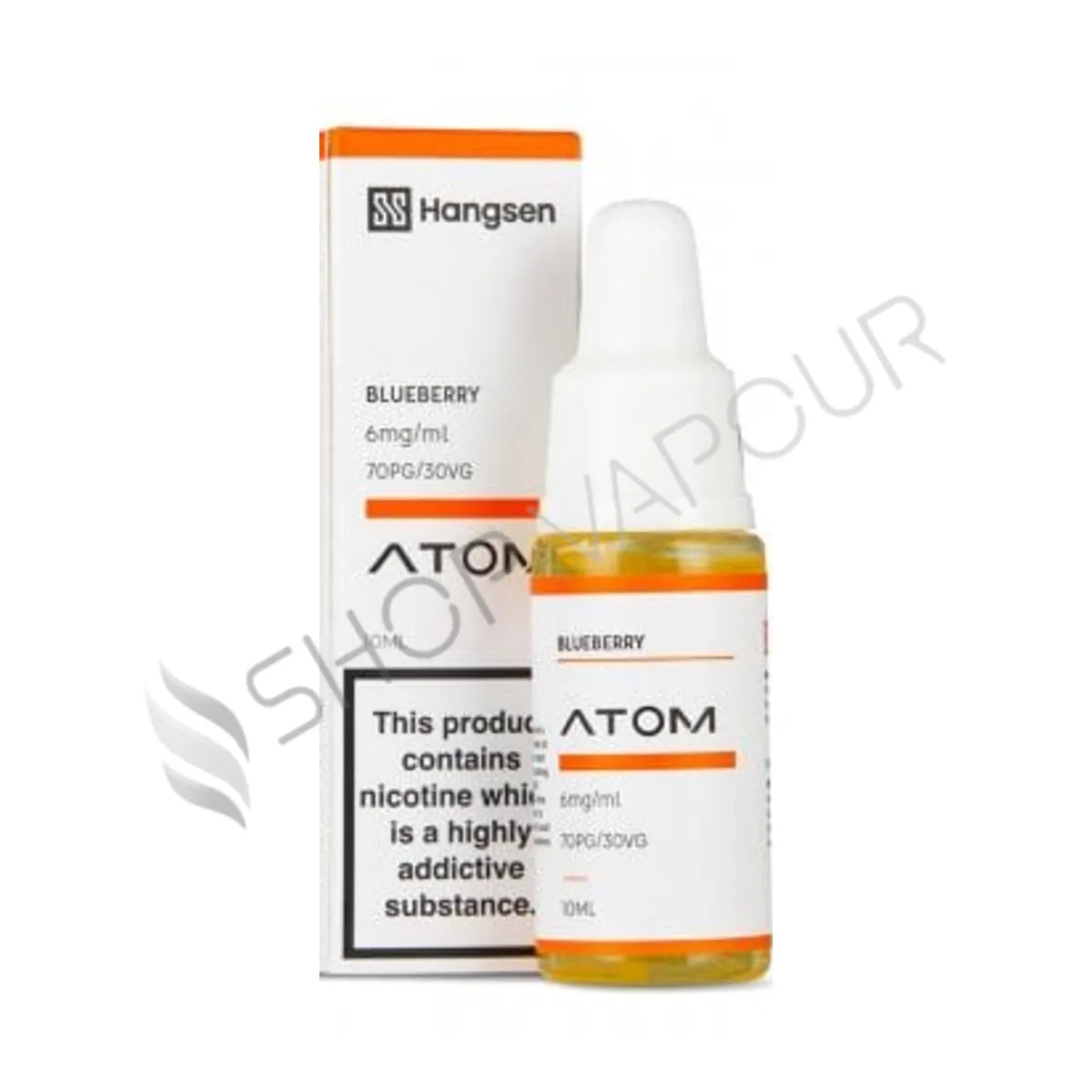 Blueberry 10ml E-Liquid by Hangsen Atom 50/50