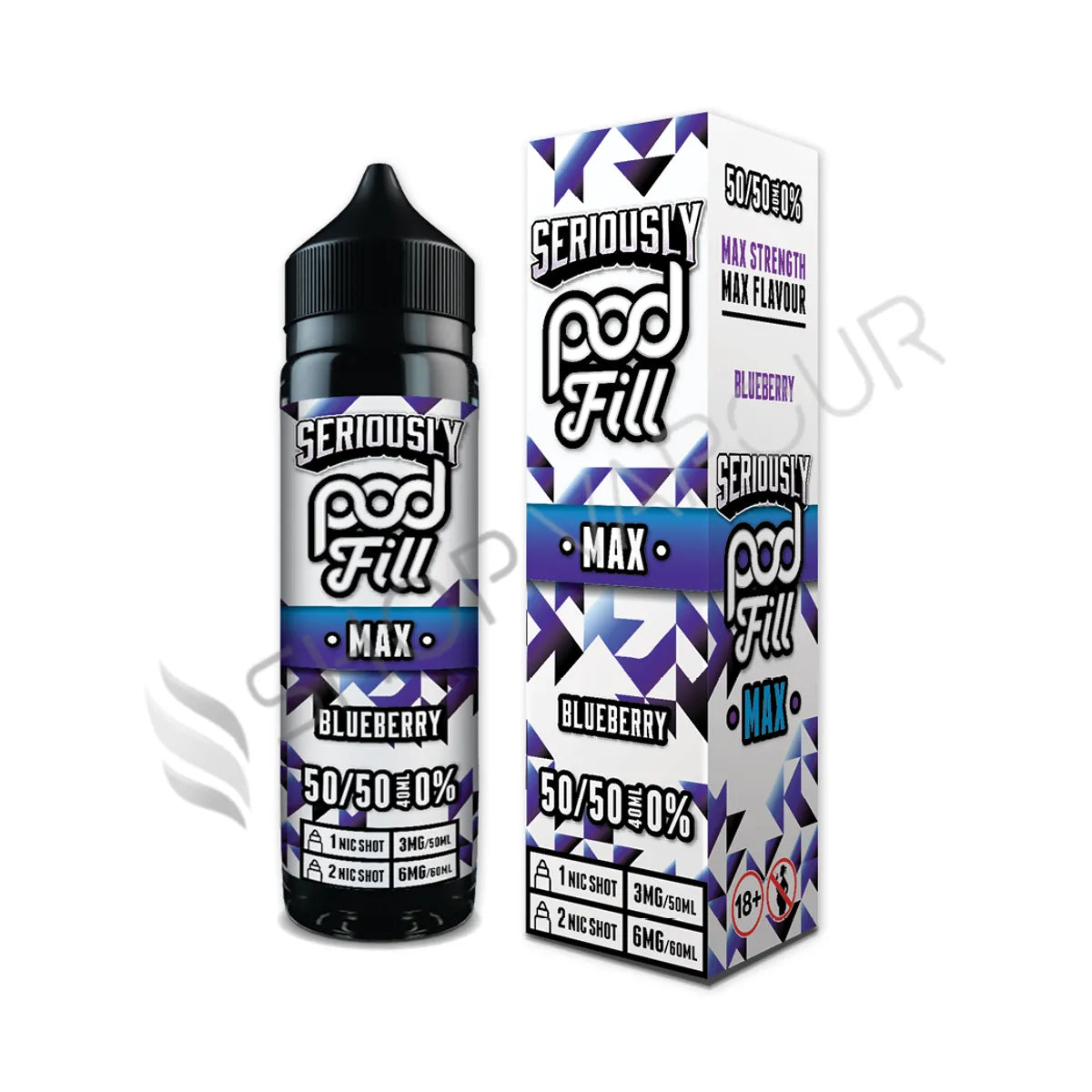 Blueberry 40ml Shortfill E-Liquid by Seriously Pod Fill Max