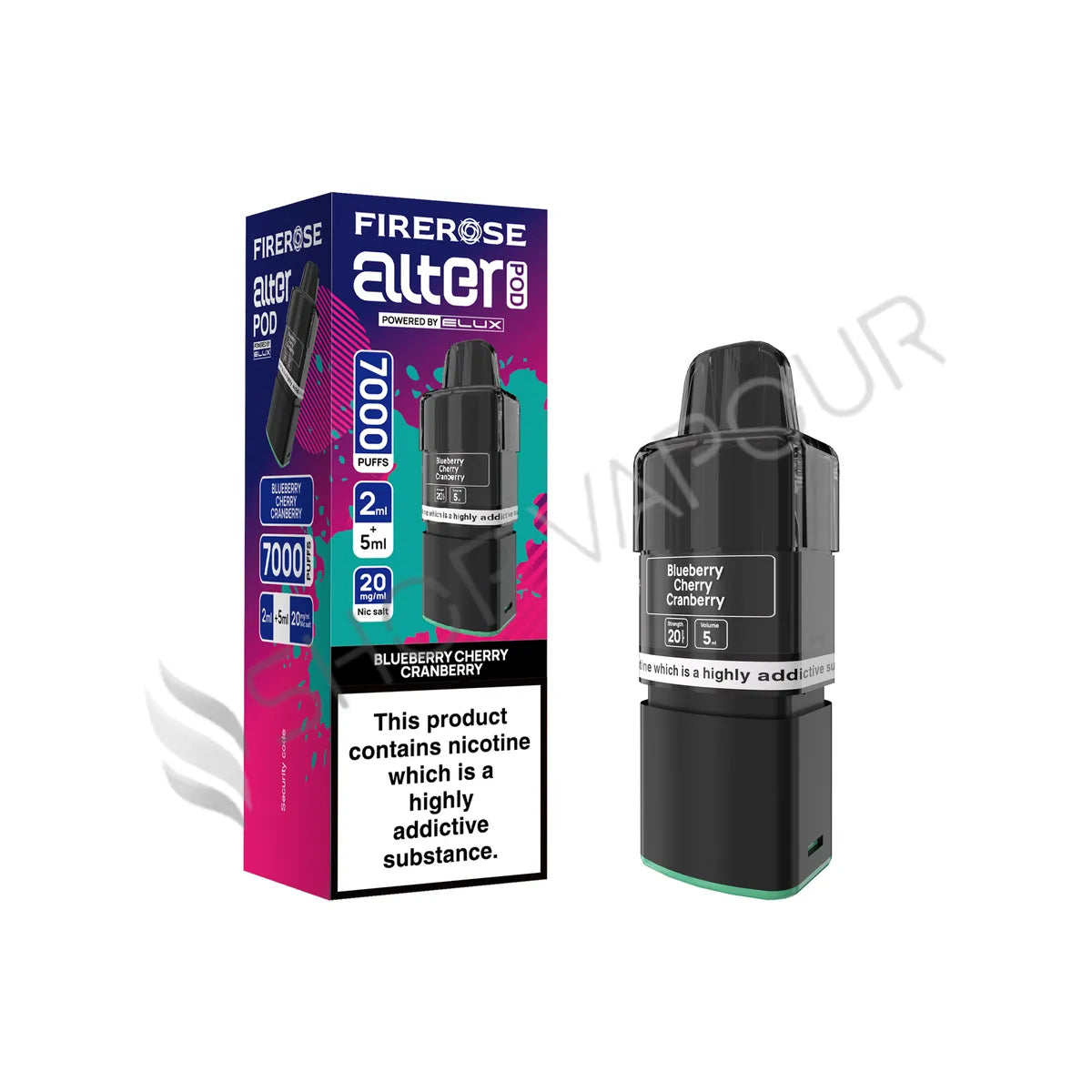 Blueberry Cherry Cranberry Alter 7000 Prefilled Pod & Refill by Firerose