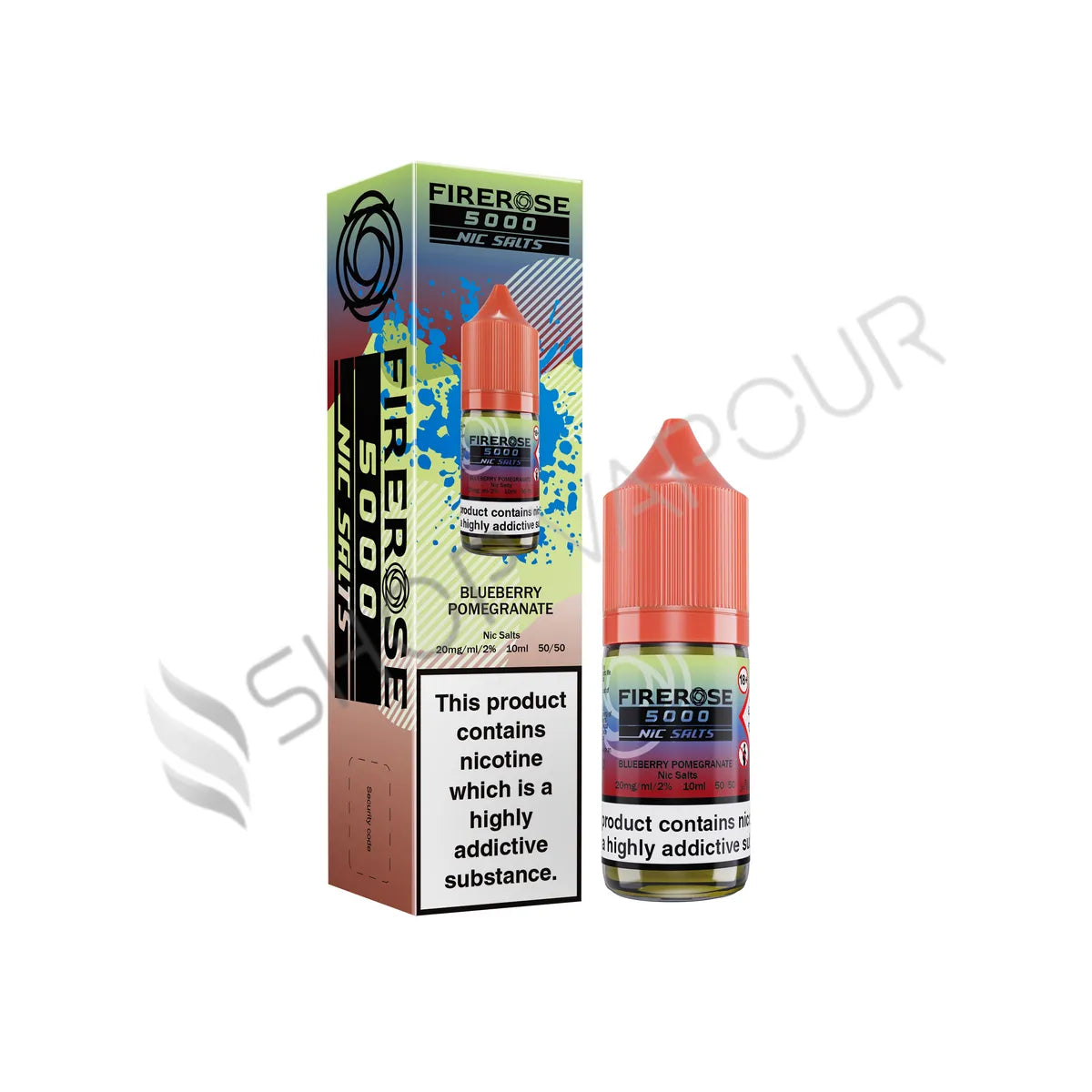 Blueberry Pomegranate Nic Salt E-Liquid by Elux Firerose 5000