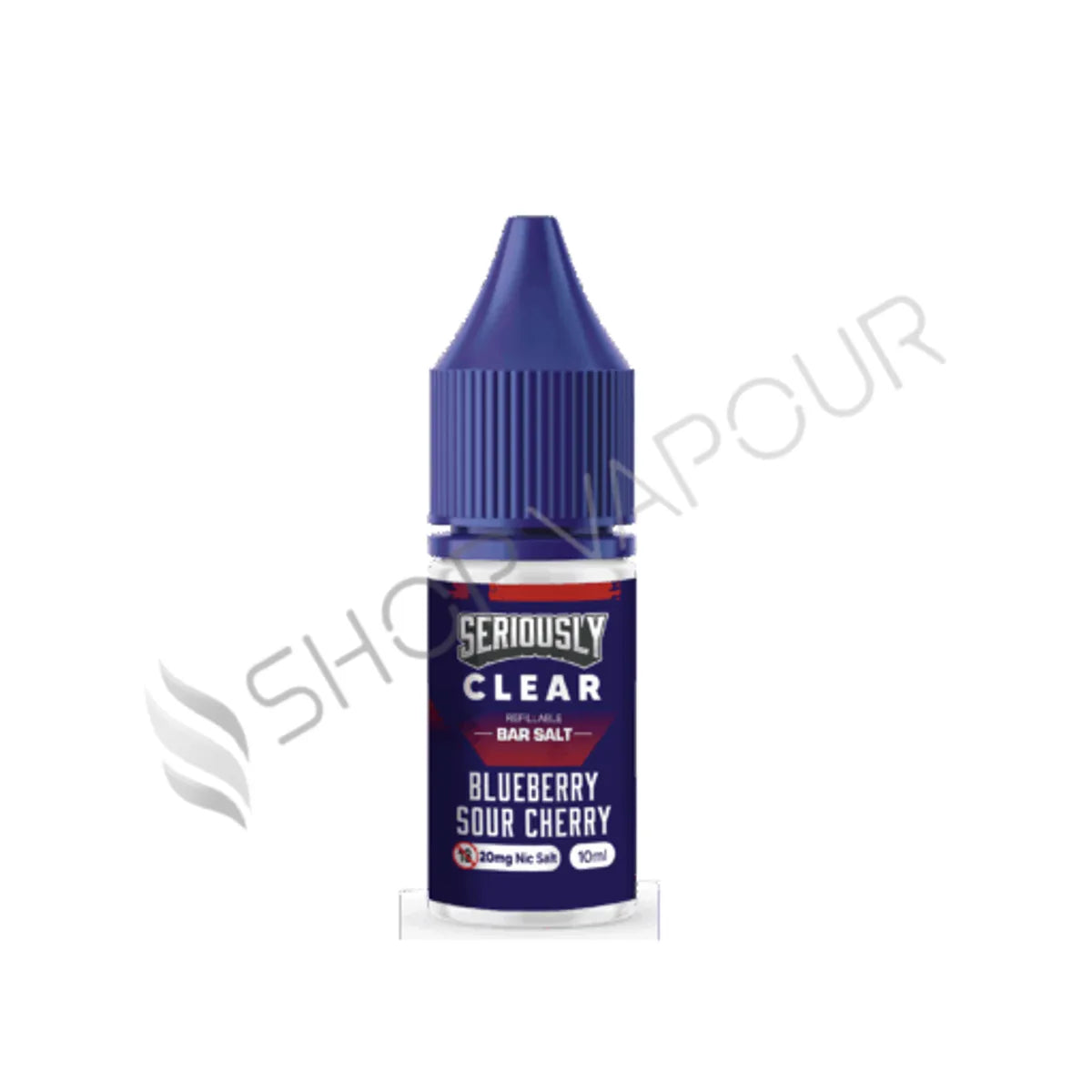 Blueberry Sour Cherry Nic Salt E-Liquid by Seriously Clear