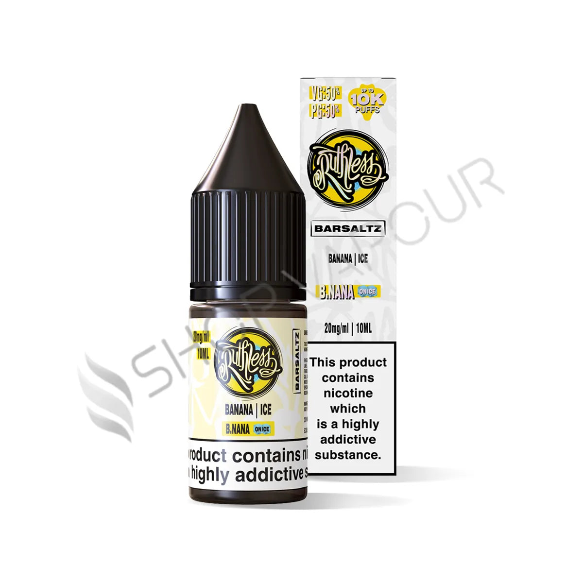 B.Nana On Ice Nic Salt E-Liquid by Ruthless Bar Saltz