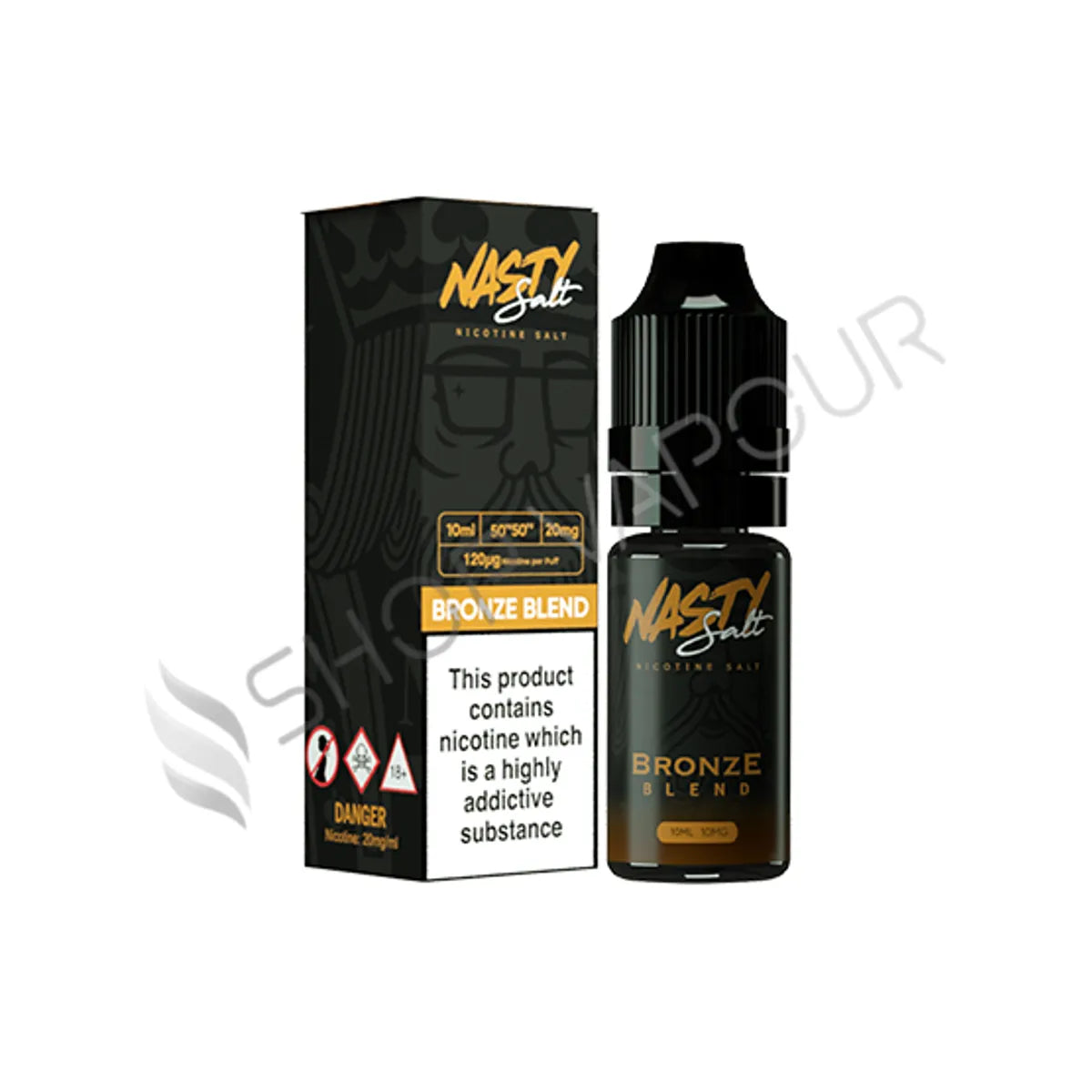 Bronze Blend Nic Salt E-Liquid by Nasty Salt