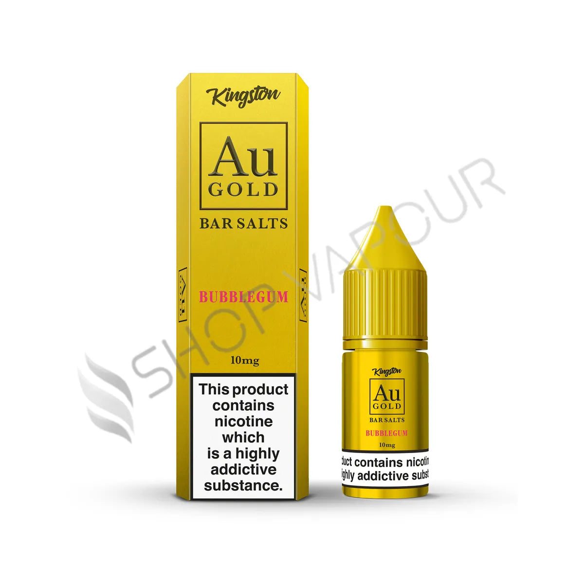 Bubblegum Nic Salt E-Liquid by Kingston Au Gold