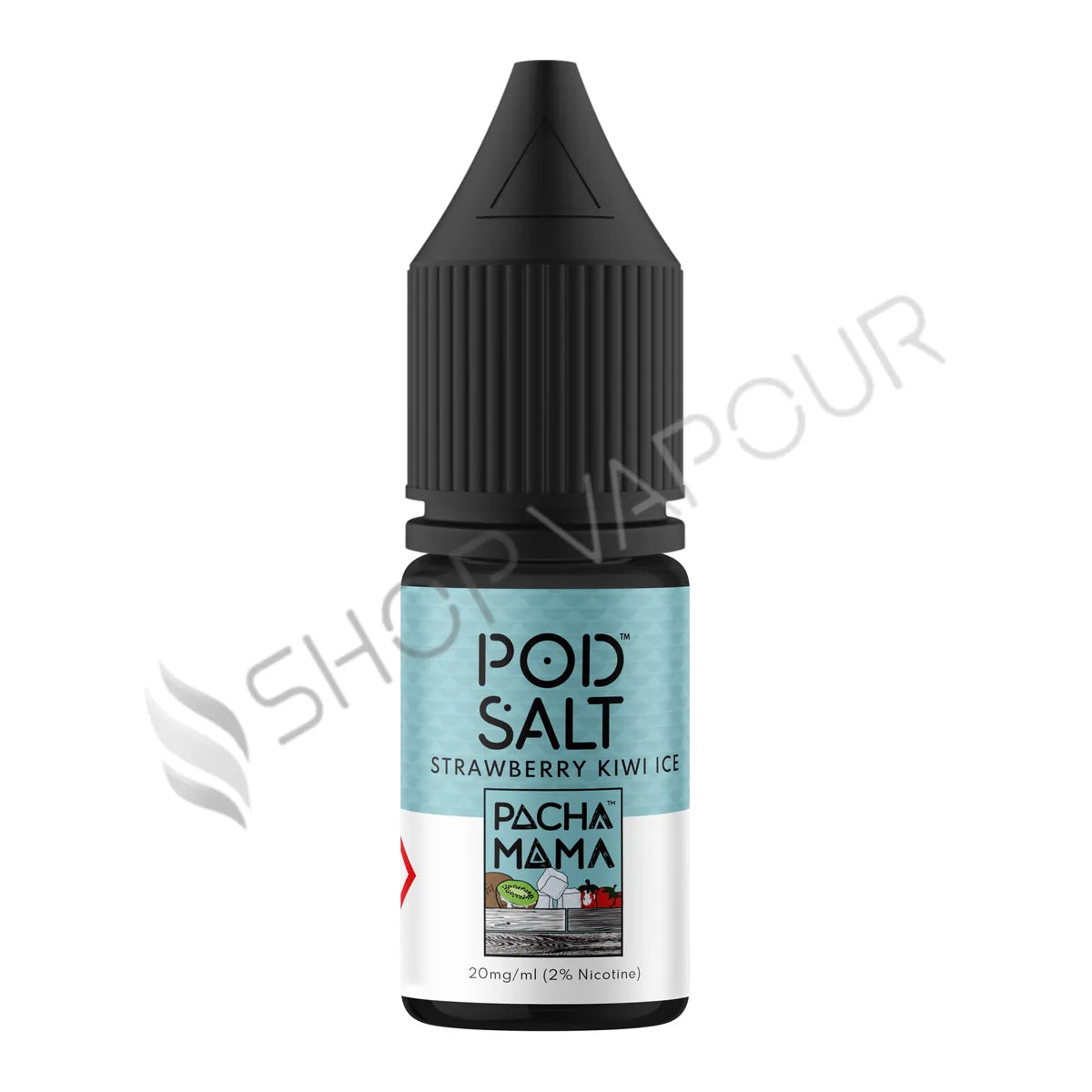 Charlies Chalk Dust Pacha Mama Strawberry Kiwi Ice Nic Salt E-Liquid by Pod Salt Fusion
