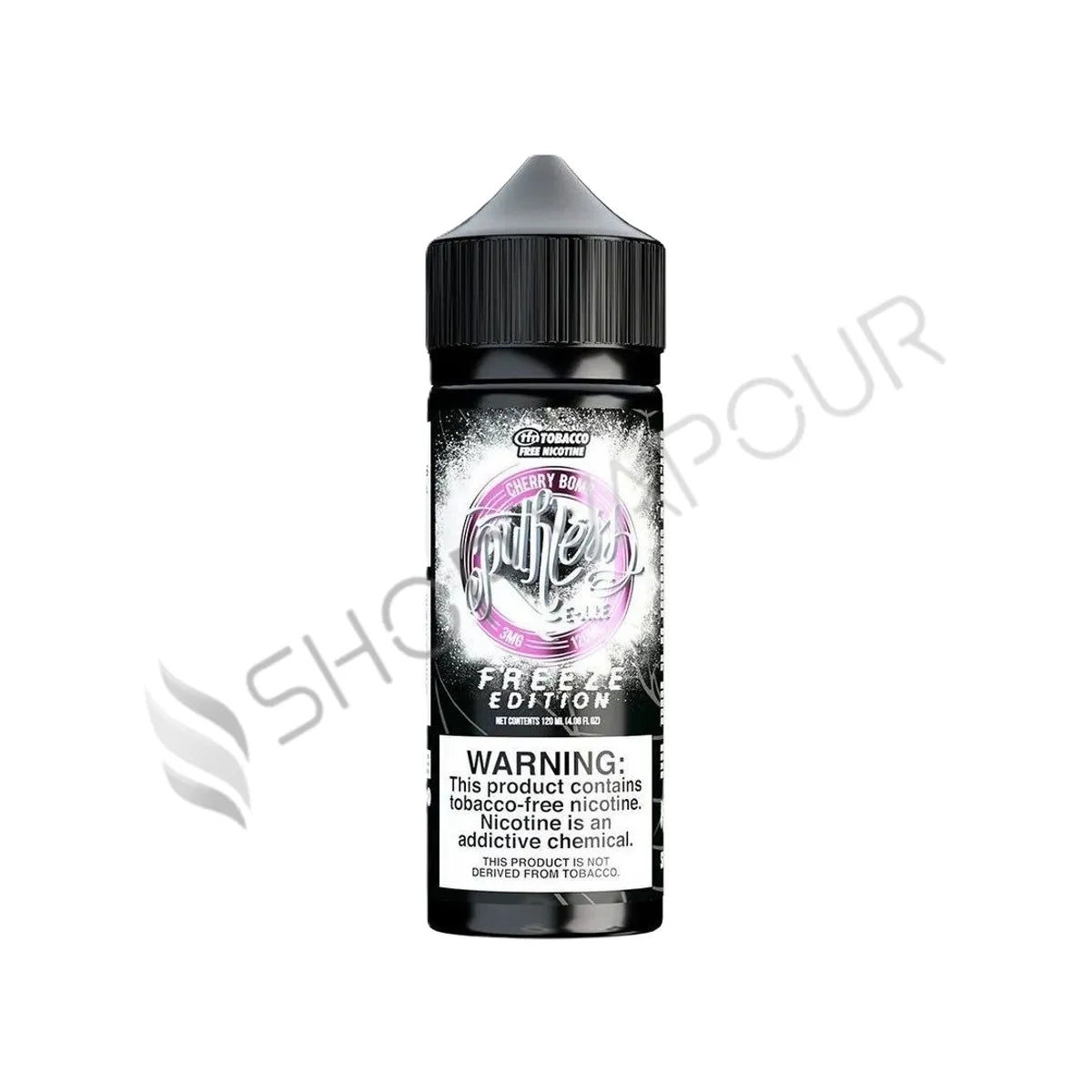 Cherry Bomb 100ml Shortfill E-Liquid by Ruthless Freeze