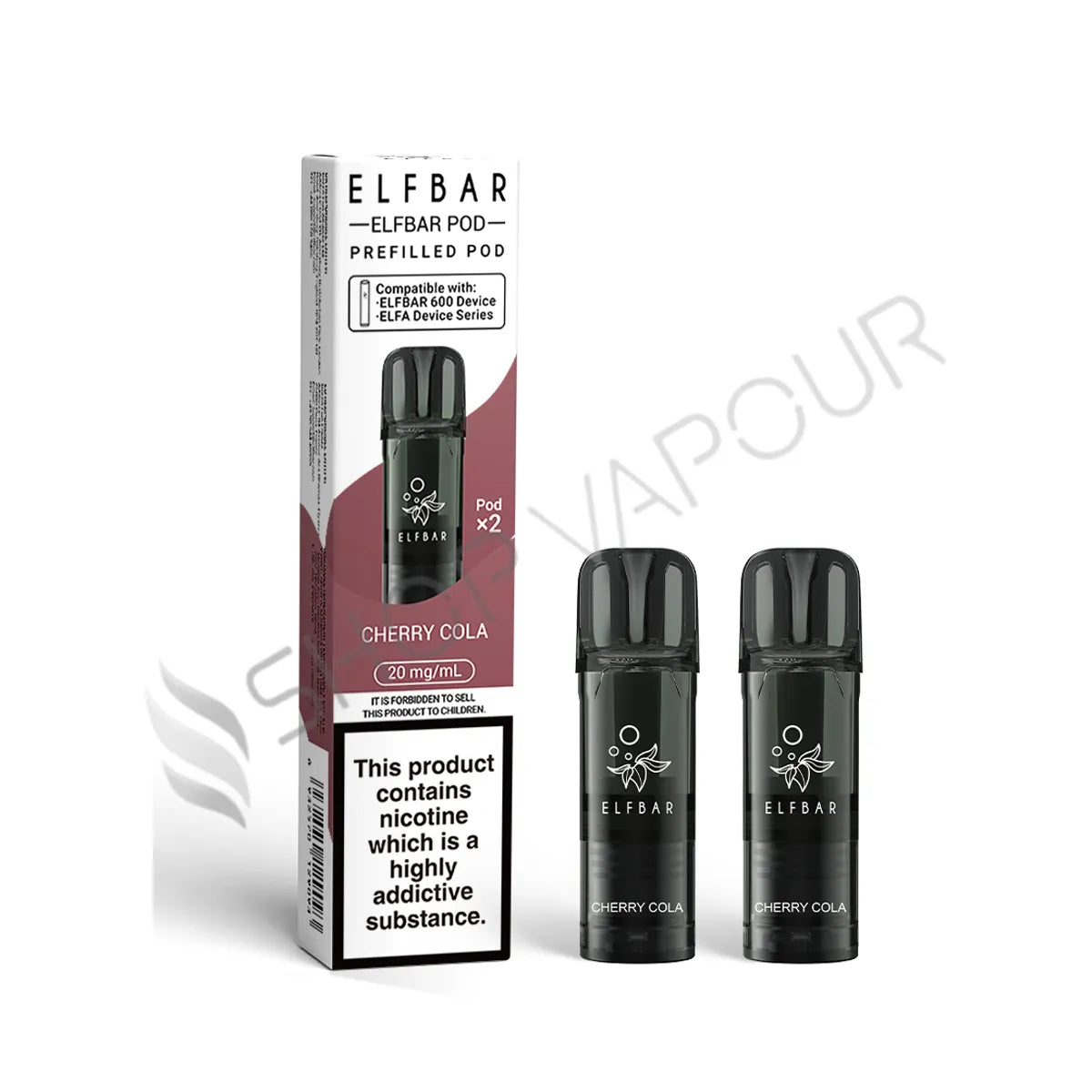 Cherry Cola 600 Prefilled Pods by Elf Bar