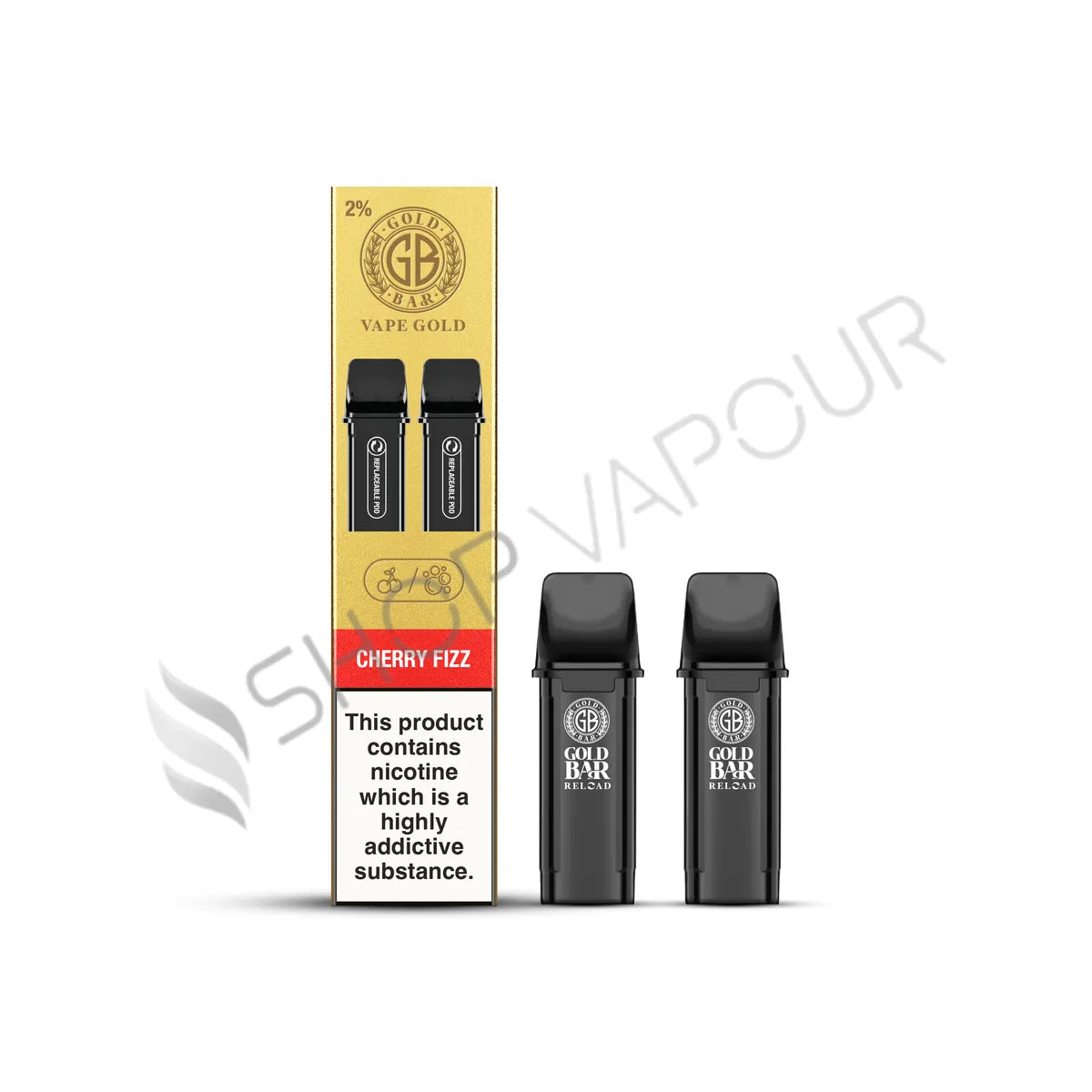 Cherry Fizz Reload Prefilled Pods by Gold Bar