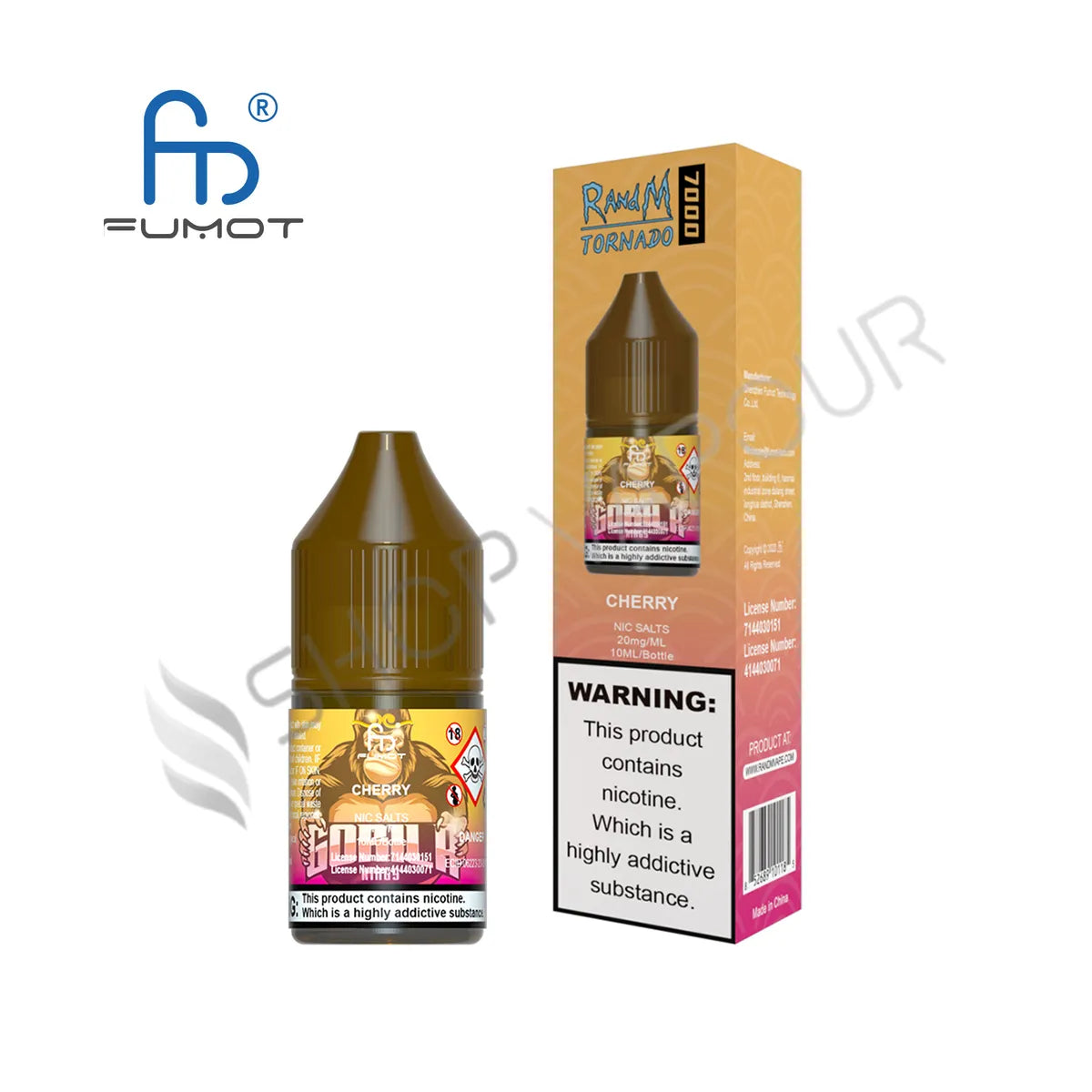 Cherry Nic Salt E-Liquid by RandM 7000