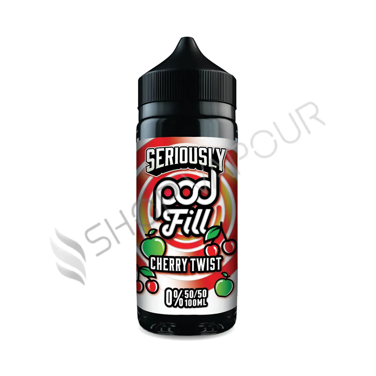 Cherry Twist 100ml Shortfill E-Liquid by Seriously Pod Fill