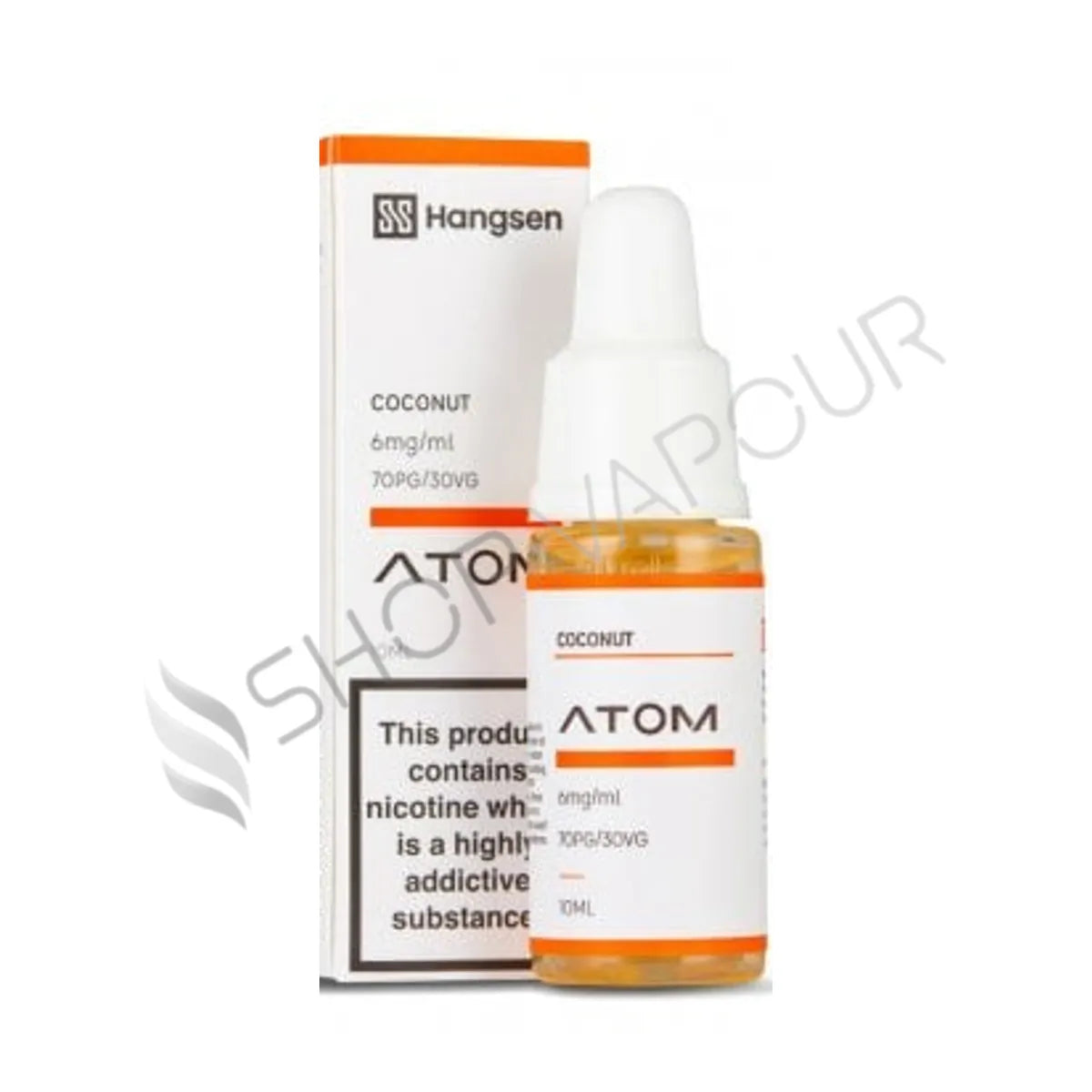 Coconut 10ml E-Liquid by Hangsen Atom