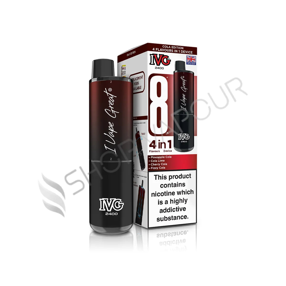 Cola Edition IVG 2400 Prefilled Pod Kit