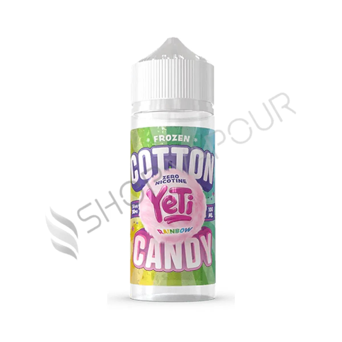 Cotton Candy Rainbow 100ml Shortfill E-Liquid by Yeti Frozen