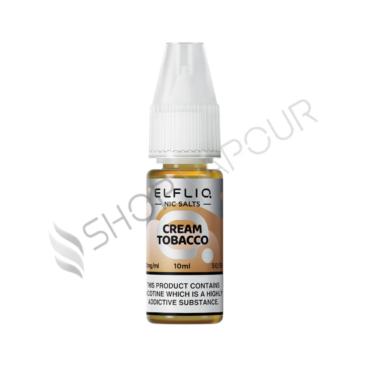 Cream Tobacco Nic Salt E-Liquid by Elf Bar Elfliq