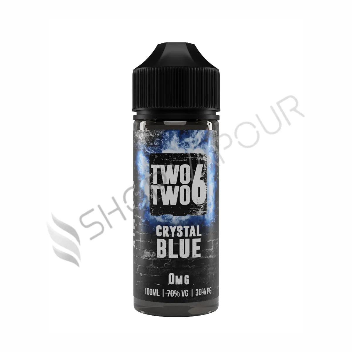 Crystal Blue 100ml Shortfill E-Liquid by Two Two 6