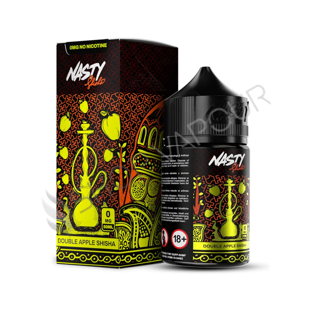 Double Apple 50ml Shortfill E-Liquid by Nasty Shisha Series