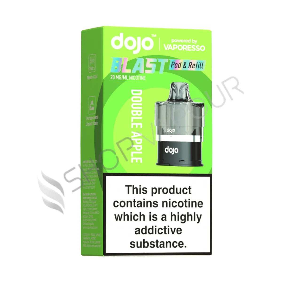Double Apple Dojo Blast 6000 Prefilled Pod & Refill by Vaporesso