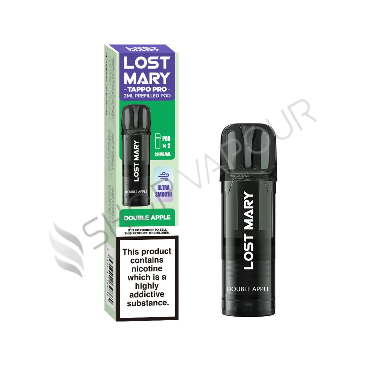 Double Apple Tappo Pro Prefilled Pods by Lost Mary
