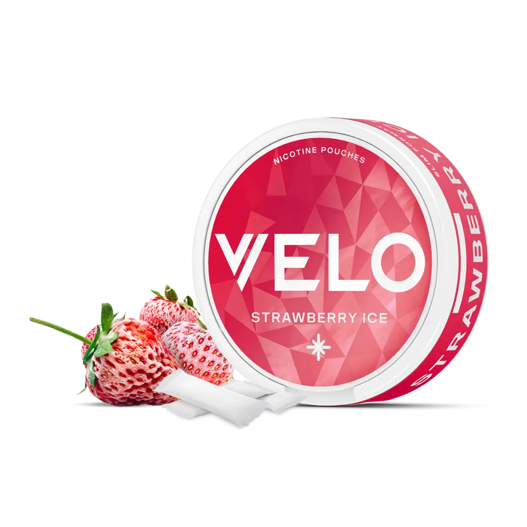 Strawberry Ice Nicotine Pouches by VELO