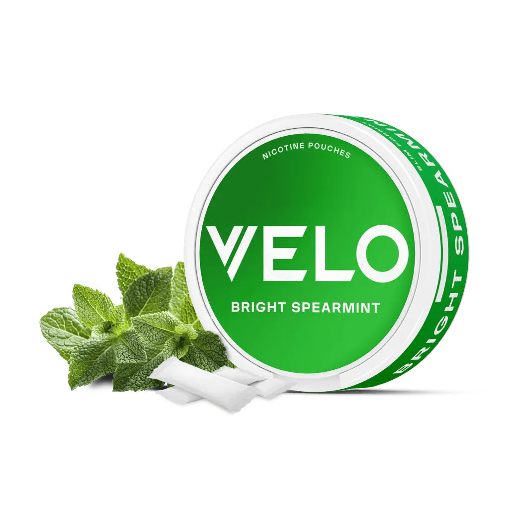 Bright Spearmint Nicotine Pouches by VELO