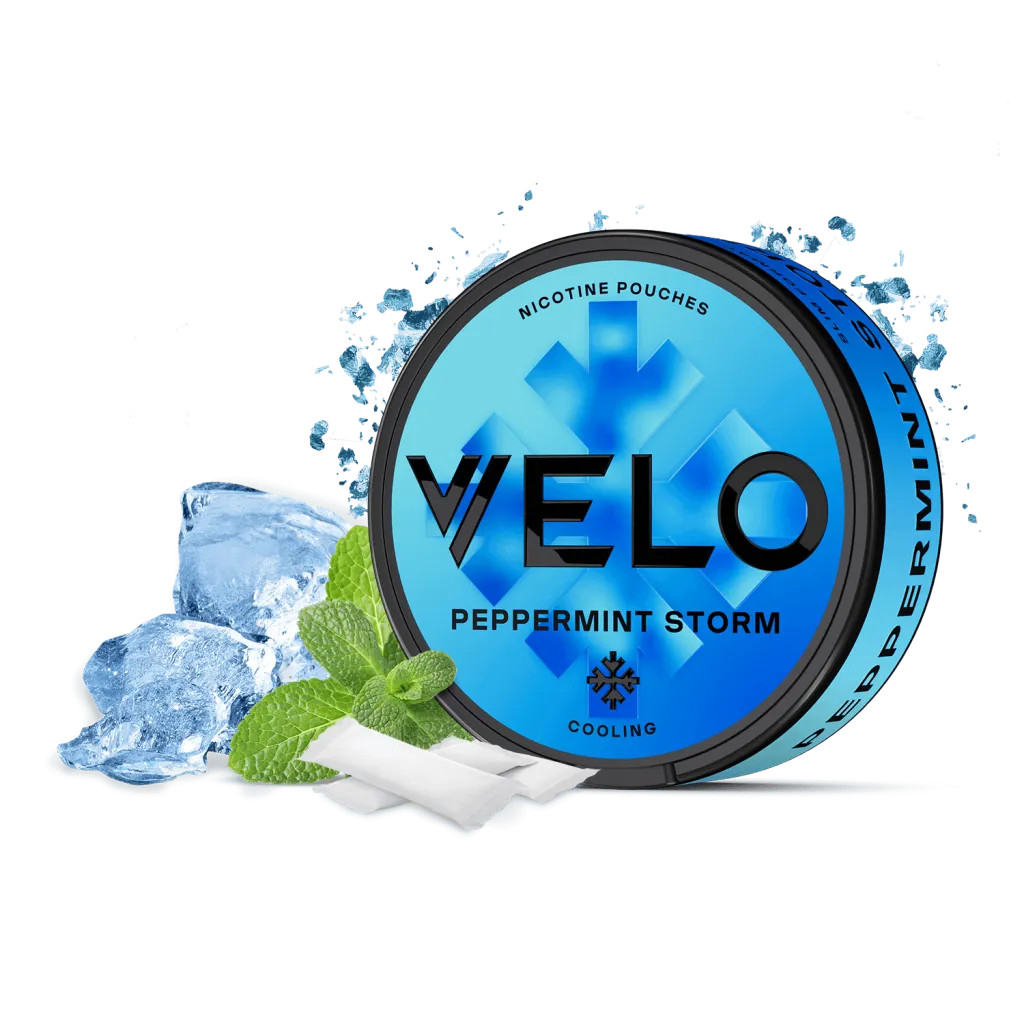 Peppermint Storm Nicotine Pouches by VELO