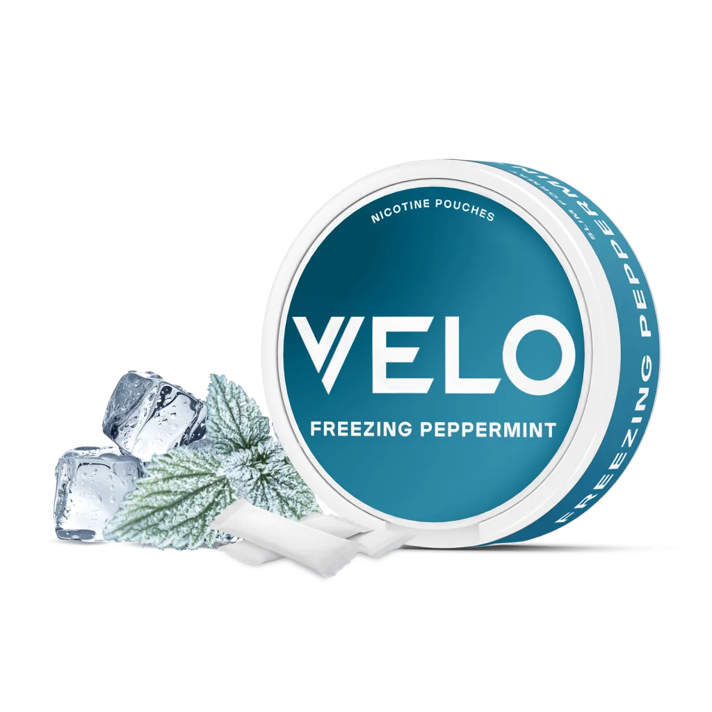 Freezing Peppermint Nicotine Pouches by VELO