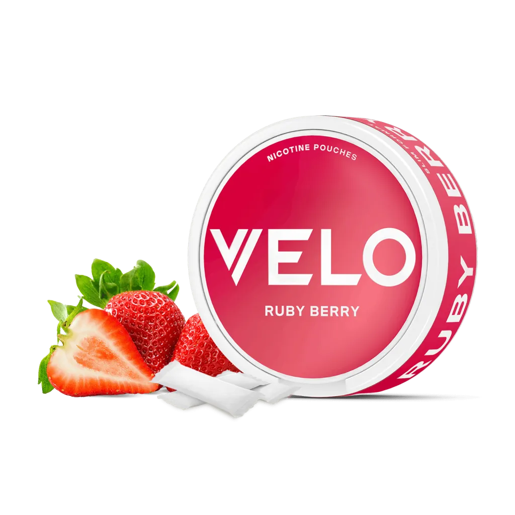 Ruby Berry Nicotine Pouches by VELO