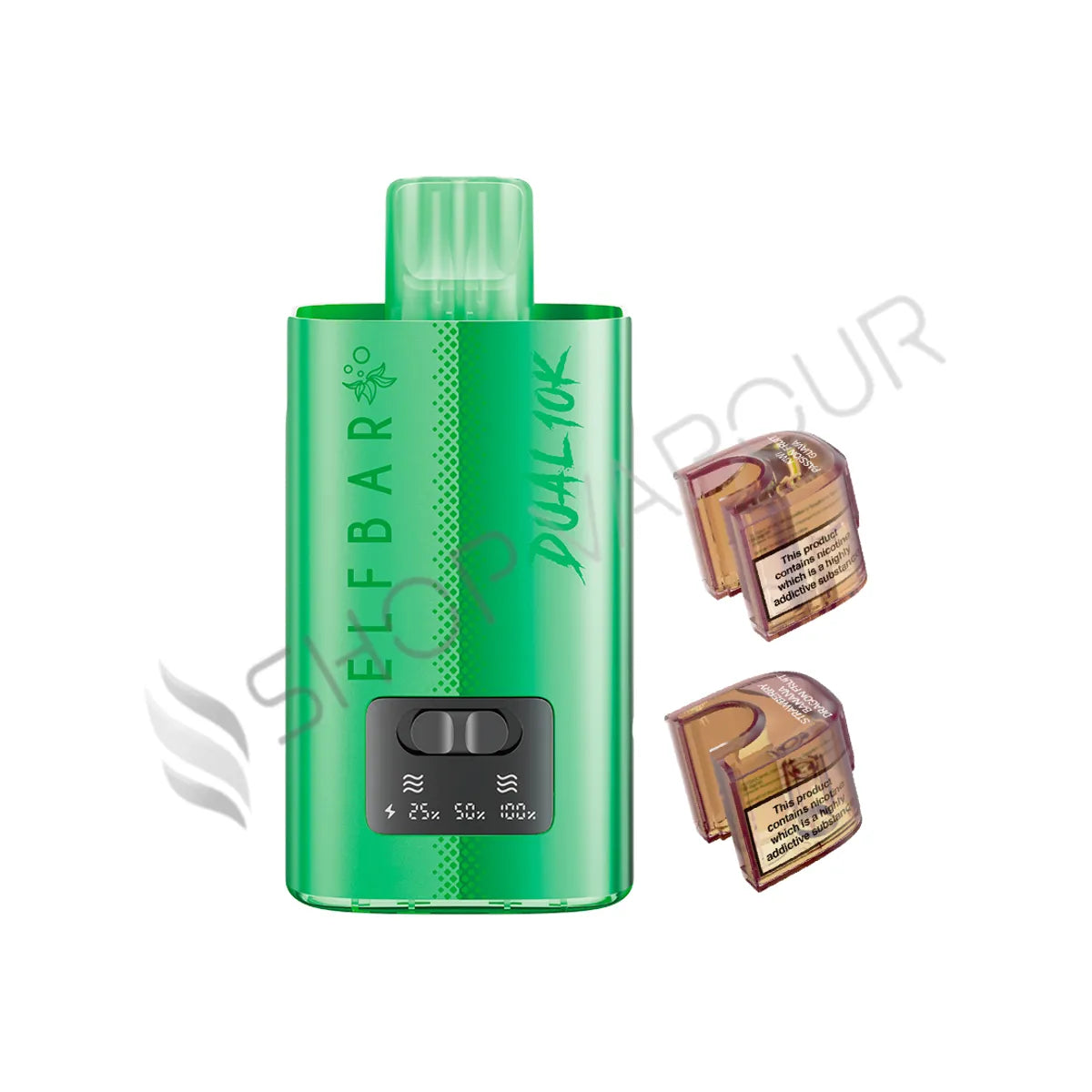 Elf Bar Dual 10K Prefilled Pod Kit - Green Edition