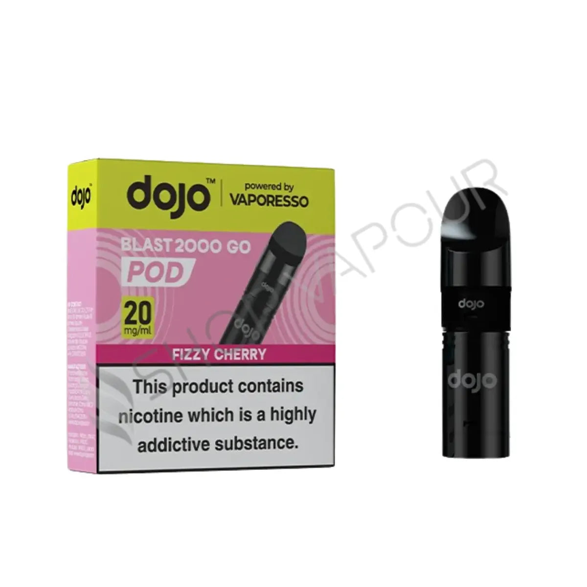 Fizzy Cherry Dojo Blast 2000 Go Prefilled Pod & Refill by Vaporesso