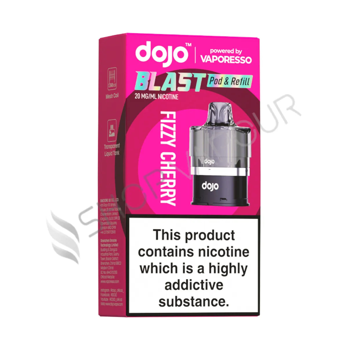 Fizzy Cherry Dojo Blast 6000 Prefilled Pod & Refill by Vaporesso