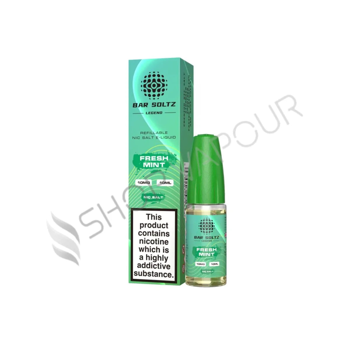 Fresh Mint Nic Salt E-Liquid by Bar Soltz Legend
