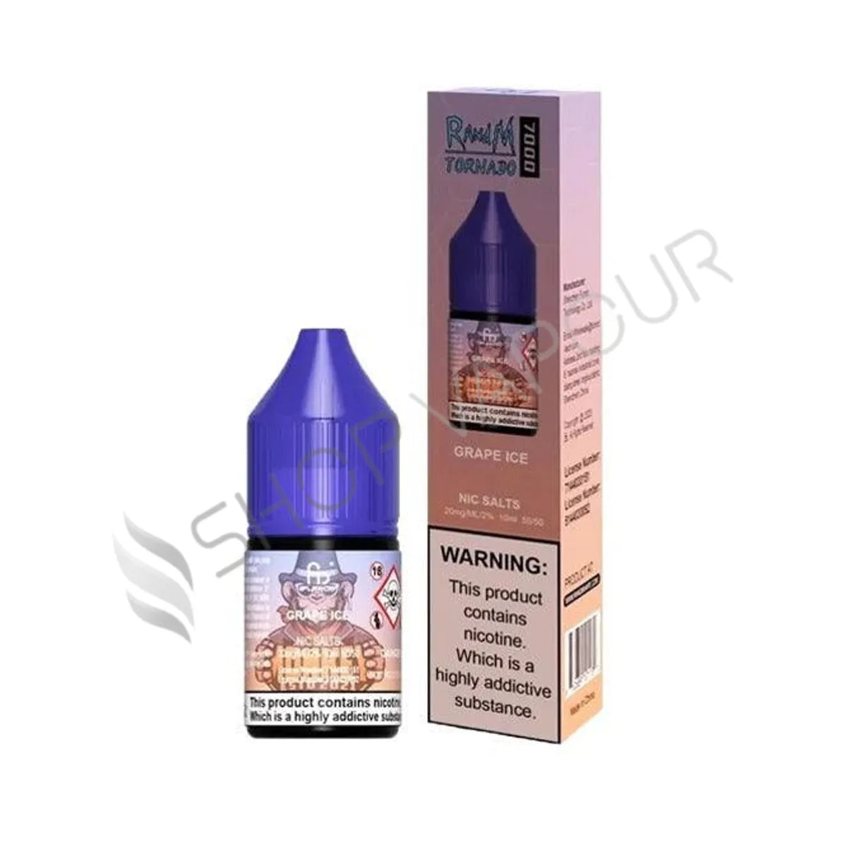 Grape Ice Nic Salt E-Liquid by RandM 7000