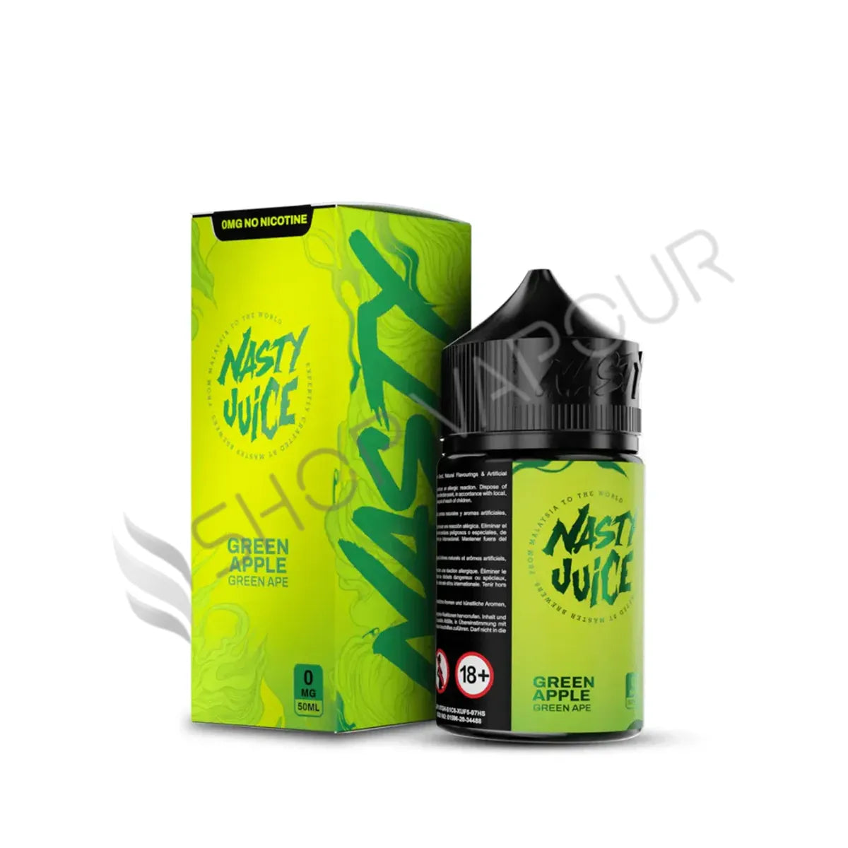 Green Ape 50ml Shortfill E-Liquid by Nasty Juice