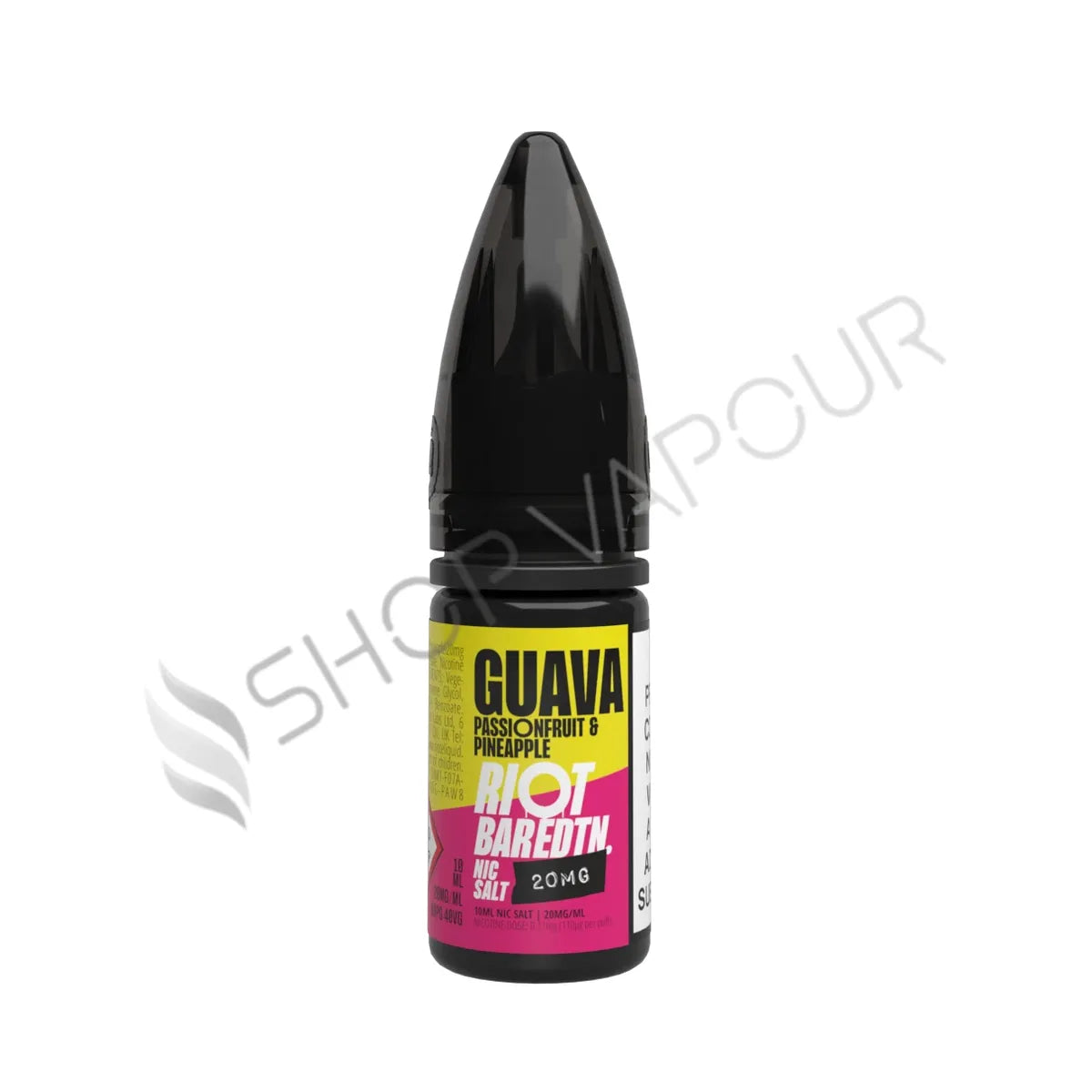 Guava Passionfruit Pineapple Nic Salt E-Liquid by Riot Bar Edition