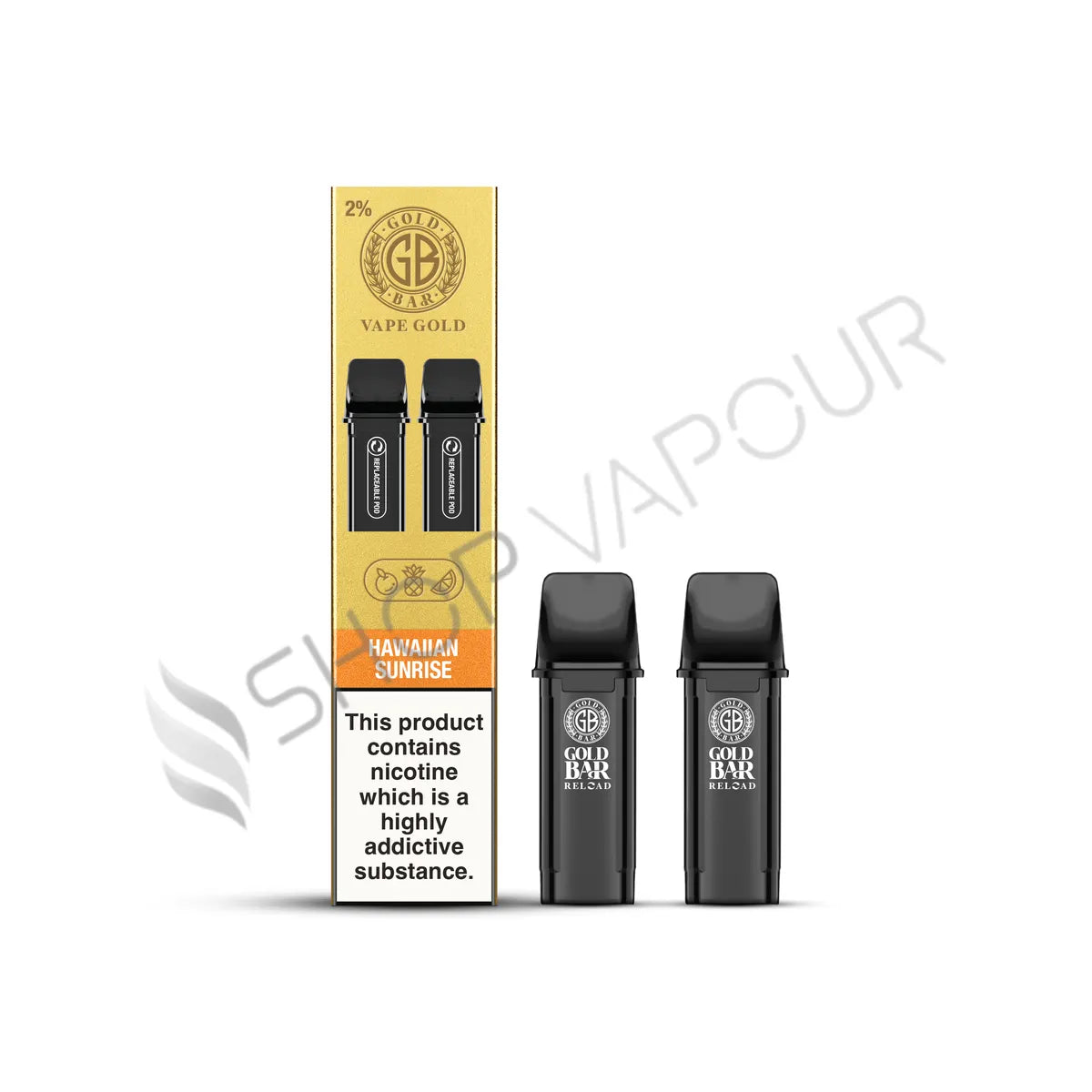 Hawaiian Sunrise Reload Prefilled Pods by Gold Bar