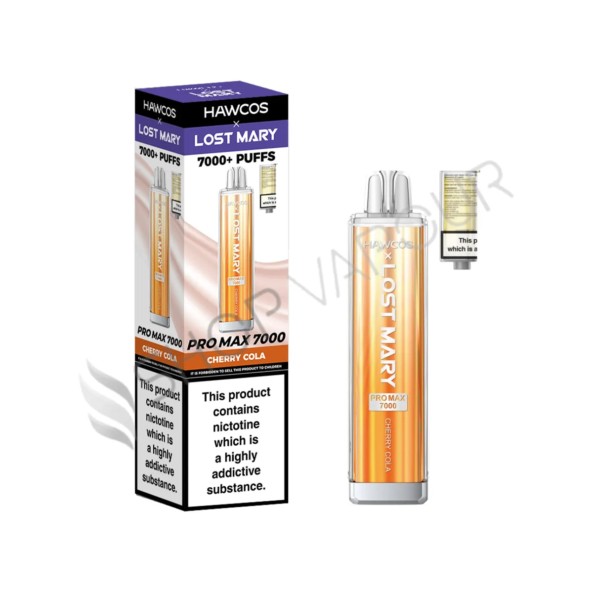 Cherry Cola Pro Max 7000 Prefilled Pod & Refill by Hawcos X Lost Mary