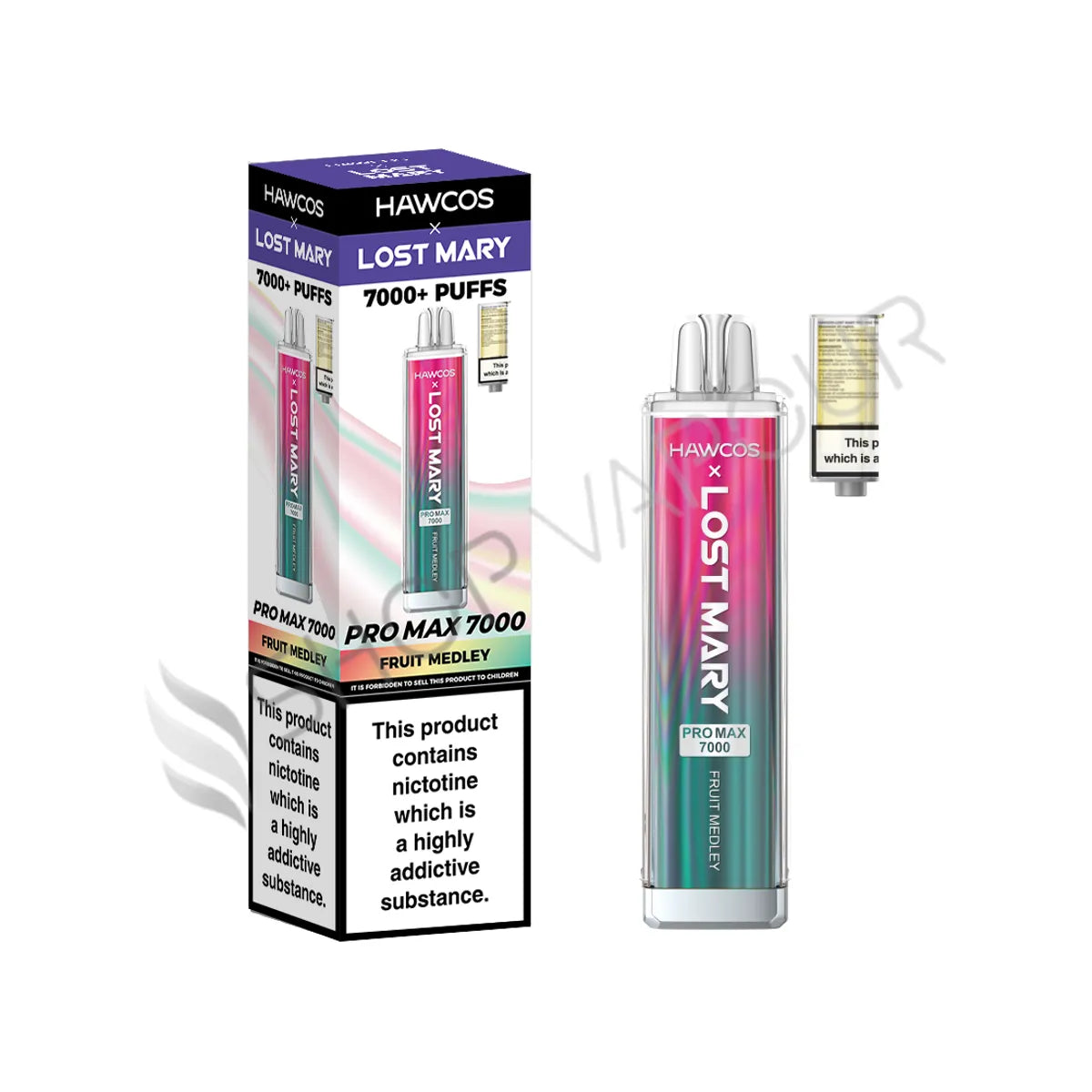 Fruit Medley Pro Max 7000 Prefilled Pod & Refill by Hawcos X Lost Mary