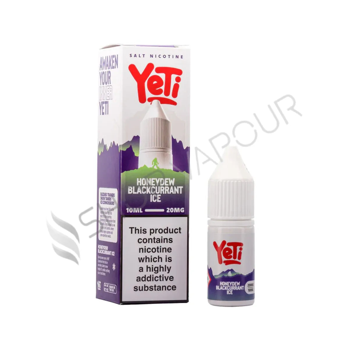 Honeydew Blackcurrant Ice Nic Salt E-Liquid by Yeti