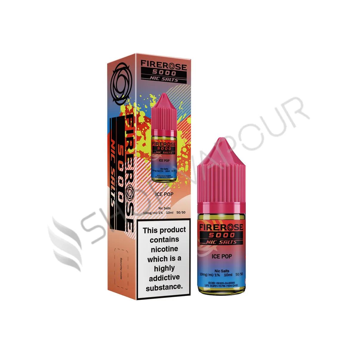 Ice Pop Nic Salt E-Liquid by Elux Firerose 5000