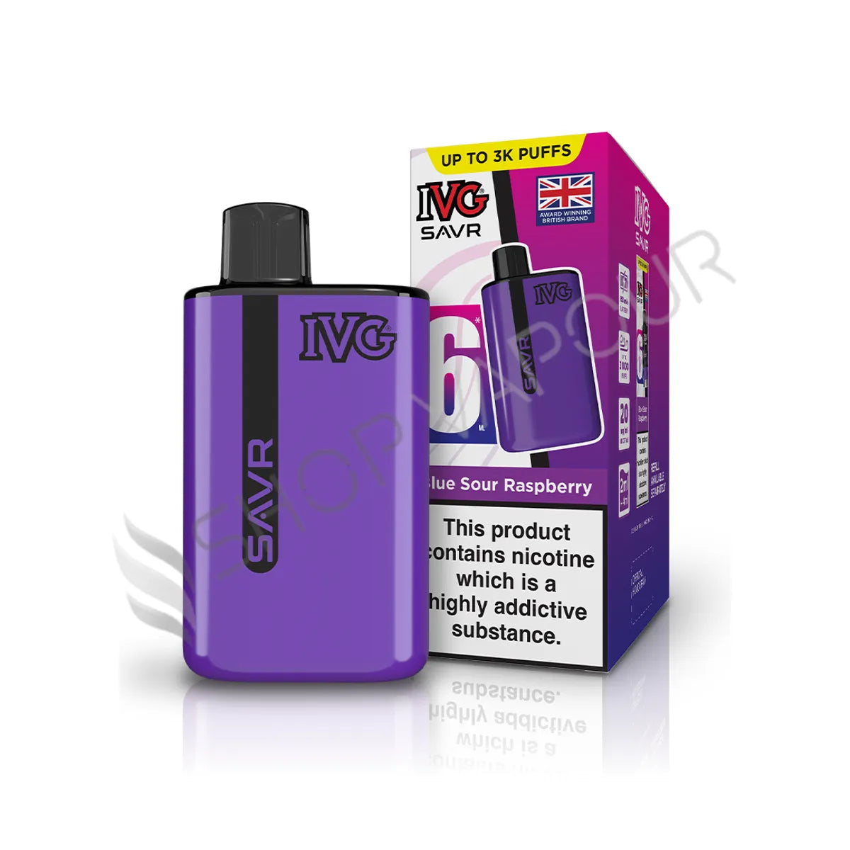 IVG SAVR 3000 Prefilled Pod Kit - Blue Sour Raspberry