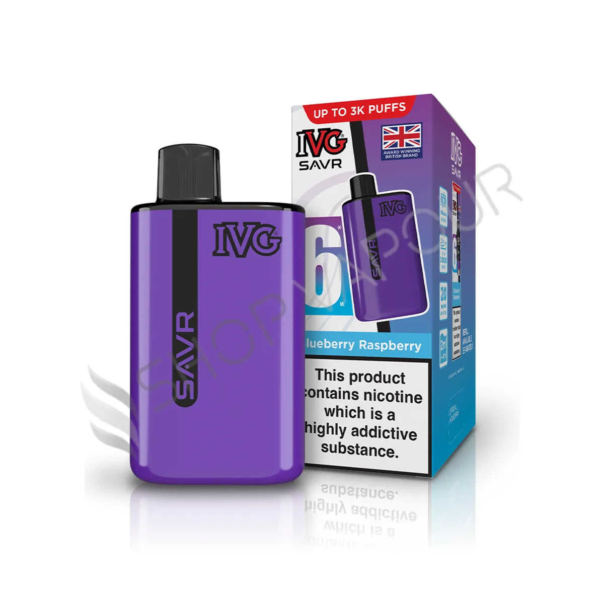 IVG SAVR 3000 Prefilled Pod Kit - Blueberry Raspberry