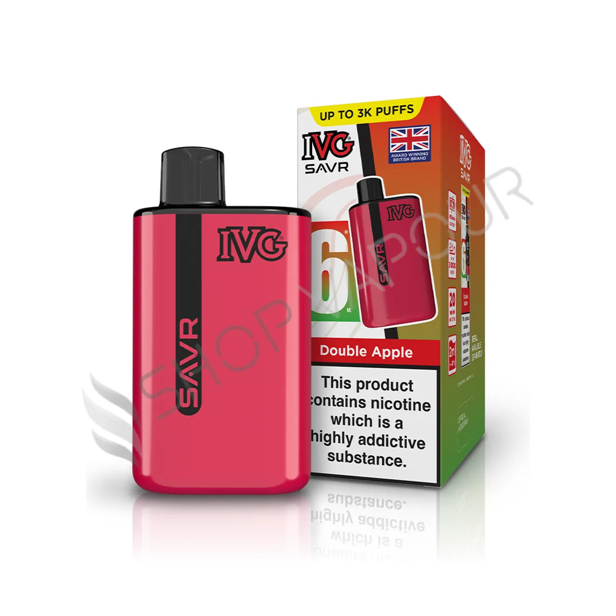 IVG SAVR 3000 Prefilled Pod Kit - Duble Apple