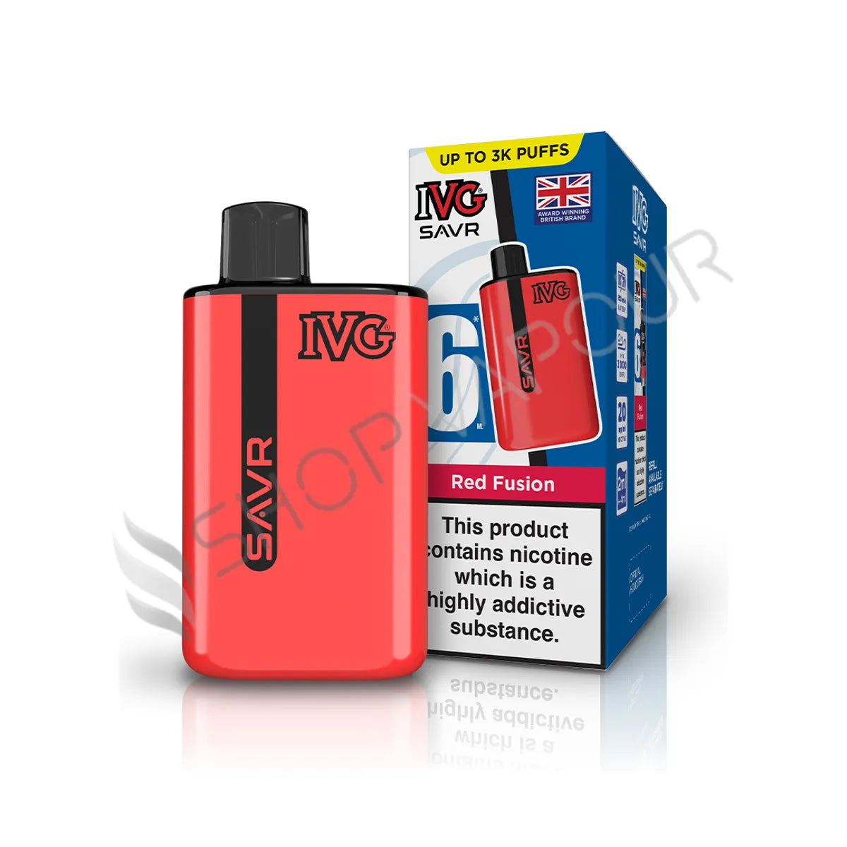 IVG SAVR 3000 Prefilled Pod Kit - Red Fusion