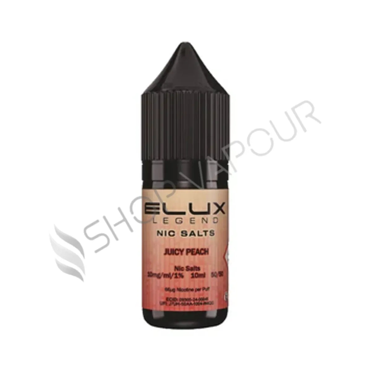 Juicy Peach Nic Salt E-Liquid by Elux Legend