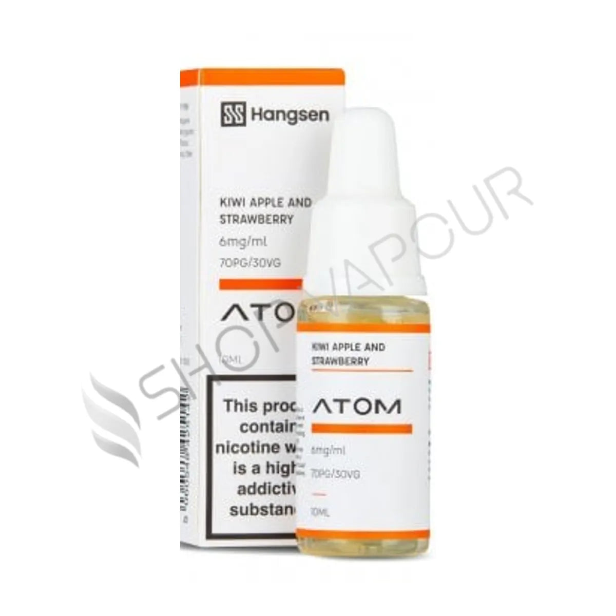 Kiwi, Apple & Strawberry 10ml E-Liquid by Hangsen Atom