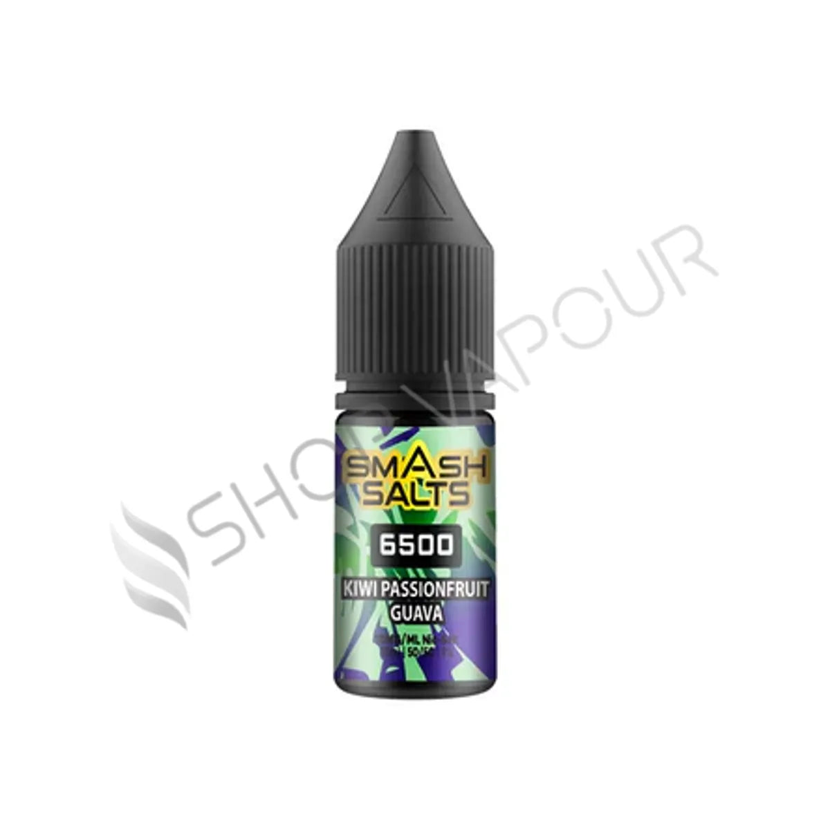 Kiwi Passionfruit Guava Nic Salt E-Liquid by Smash Salts 6500